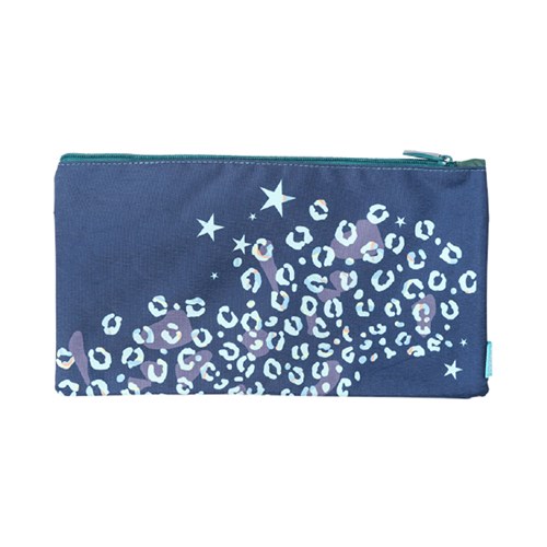SPE-PLC-RLPQ - SPENCIL PENCIL CASE RECTANGLE FABRIC 34x17cm Leopard Queen(1)